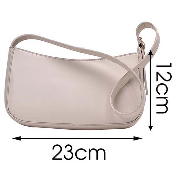 Y2K Mini Baguette Handbag | White | NWT - Picture 6 of 6